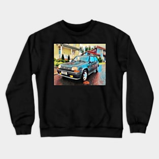 Classic Renault 5 Hatch Crewneck Sweatshirt